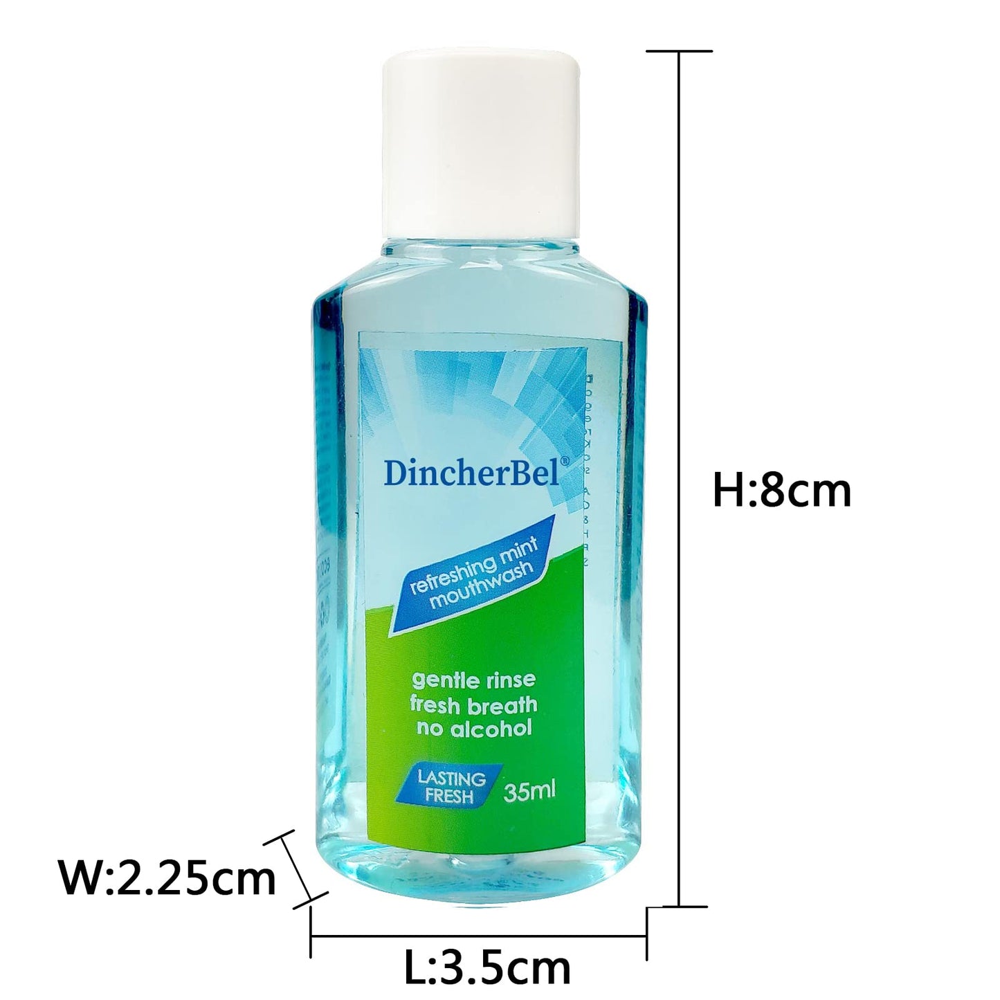 Mouthwash Travel Size Original Mint 35ml/1.2oz – 48 Pack | Portable Fresh Breath On The Go