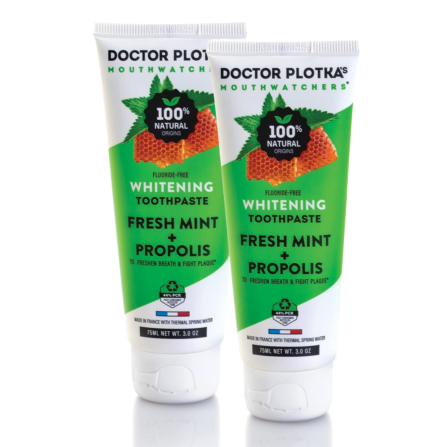 Mouthwatchers Fluoride Free Toothpaste for Sensitive Teeth – 2 Tubes, 3 oz