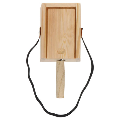 Healifty Wood Moxa Box – Portable One-Hole Moxibustion Box for Full-Body Massage 17x13x9.5 cm