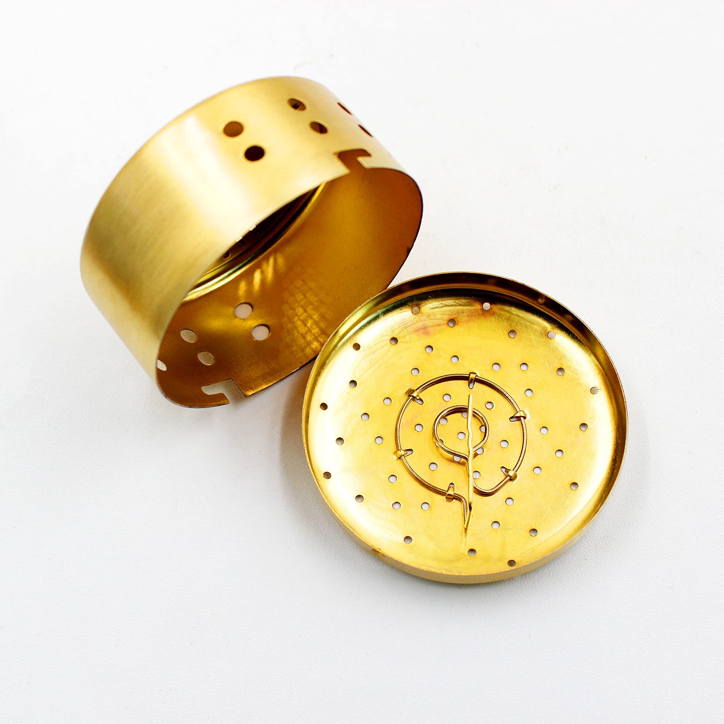 Chinese Moxibustion Box Kit – Smokeless Portable Moxa Set (54pcs, 3 Copper Burners, Acupoint Map)