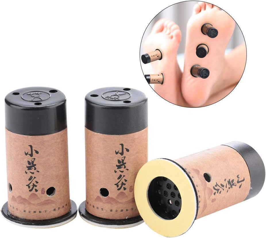 Moxibustion Box with Moxa Stick for Acupuncture and Massage | Artemisia Mugwort Holder & Roller