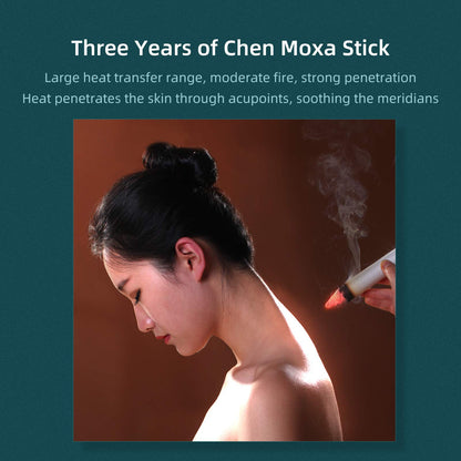 10PCS Box Chinese Moxa Sticks 15:1 3-Year Chen High Purity Moxibustion Roll (艾灸条)
