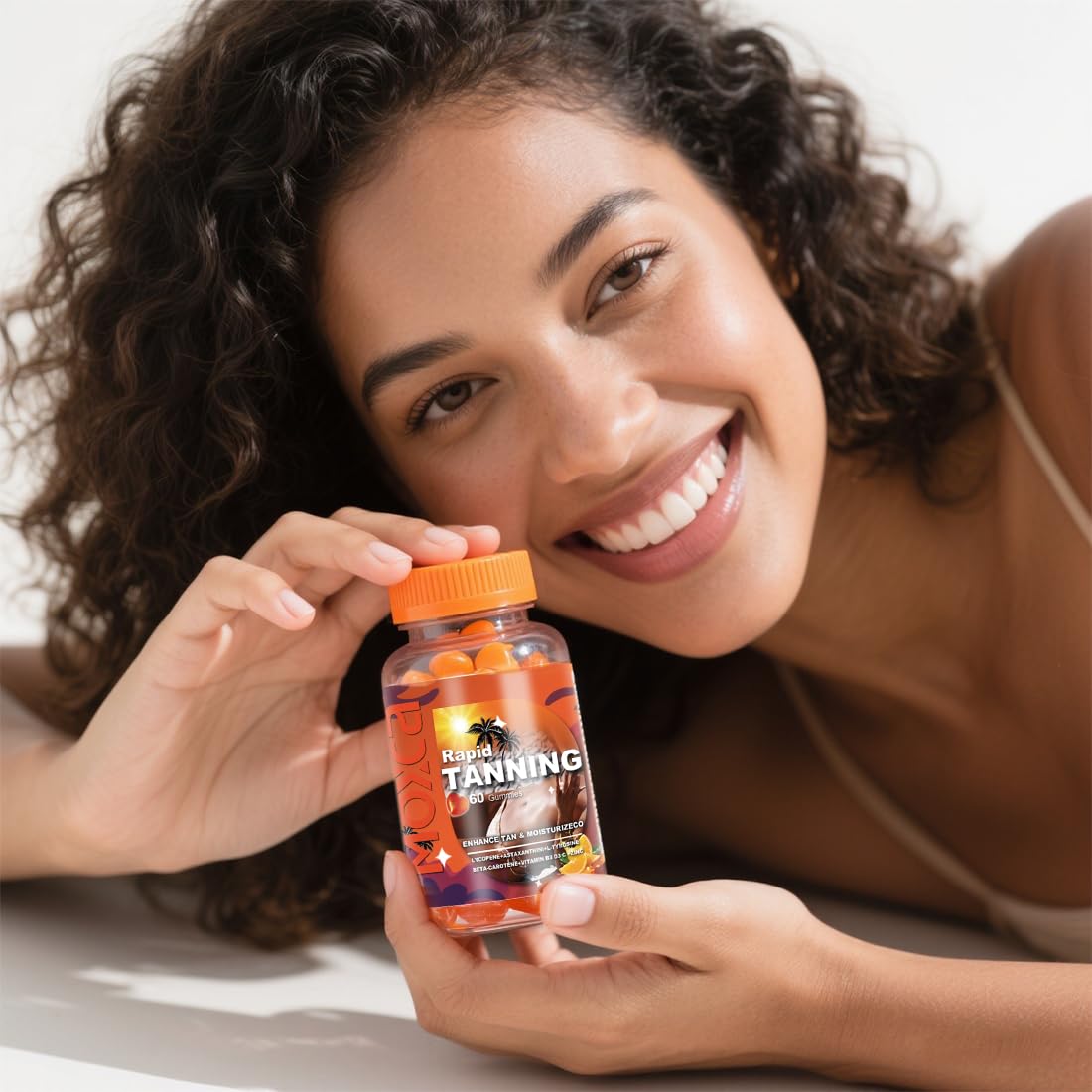 Moxca Vegan Astaxanthin & Lycopene Gummies – Skin Glow