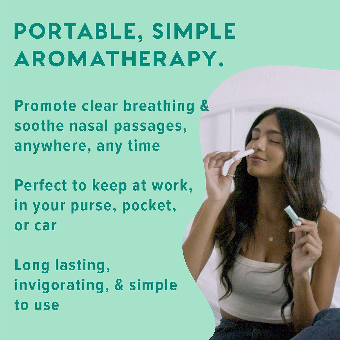 MOXĒ Eucalyptus Essential Oil Nasal Inhaler | Sinus Relief, Daily Relaxation & Stress Relief | Made in USA
