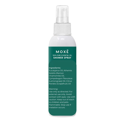 MOXE Eucalyptus Shower Mist – 100% Essential Oils, Made in USA, Aromatherapy for Sinus Relief (8oz)