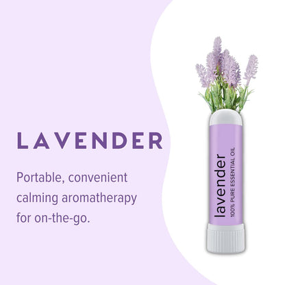 MOXE Lavender Essential Oil Nasal Inhaler – No-Mess Aromatherapy, Made in USA (1 Pack)