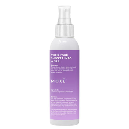 MOXE Lavender Shower Mist – 100% Natural Essential Oils, Made in USA (Pack of 2)