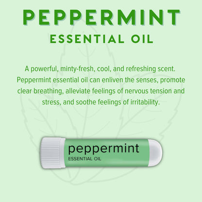 MOXĒ Peppermint Essential Oil Nasal Inhaler – Pure, No-Mess Aromatherapy (3 Pack)