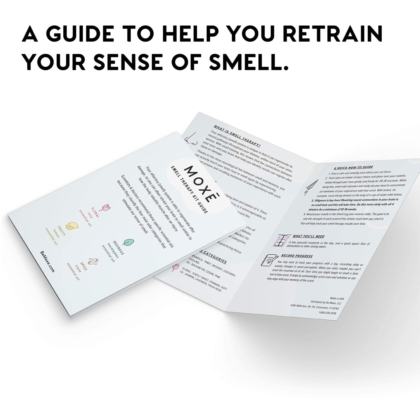 MOXĒ Smell Training Kit | Made in USA | 4 Essential Oils (Phase 1)
