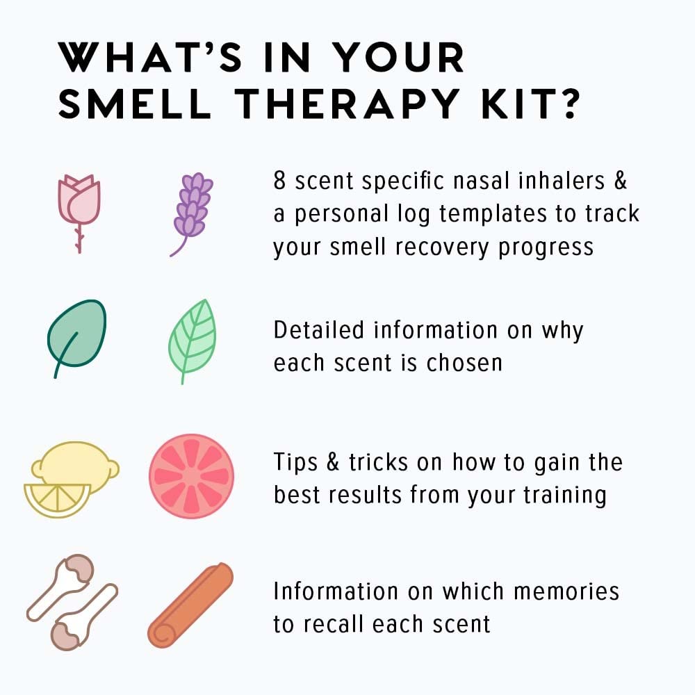 MOXĒ Smell Training Kit – Made in USA, 8 Essential Oils (Phase 1 & 2)