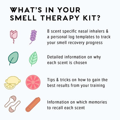 MOXĒ Smell Training Kit – Made in USA, 8 Essential Oils (Phase 1 & 2)