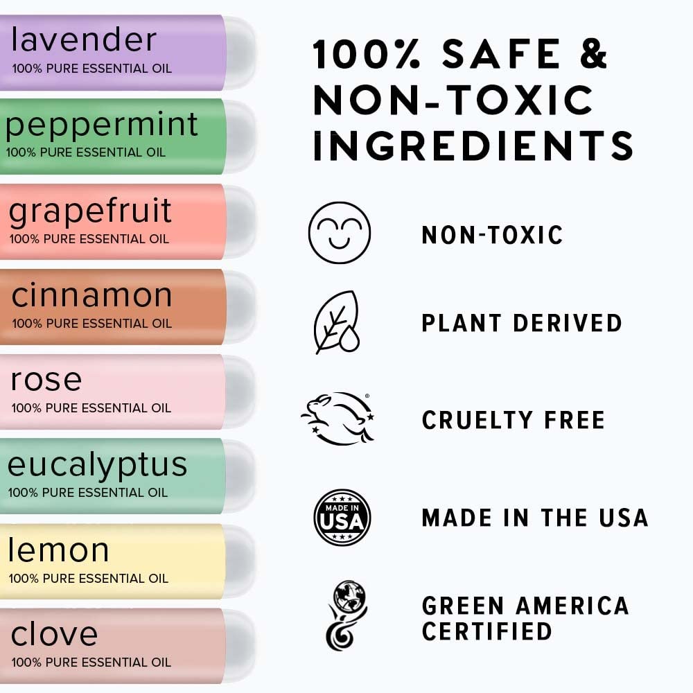 MOXĒ Smell Training Kit – Made in USA, 8 Essential Oils (Phase 1 & 2)