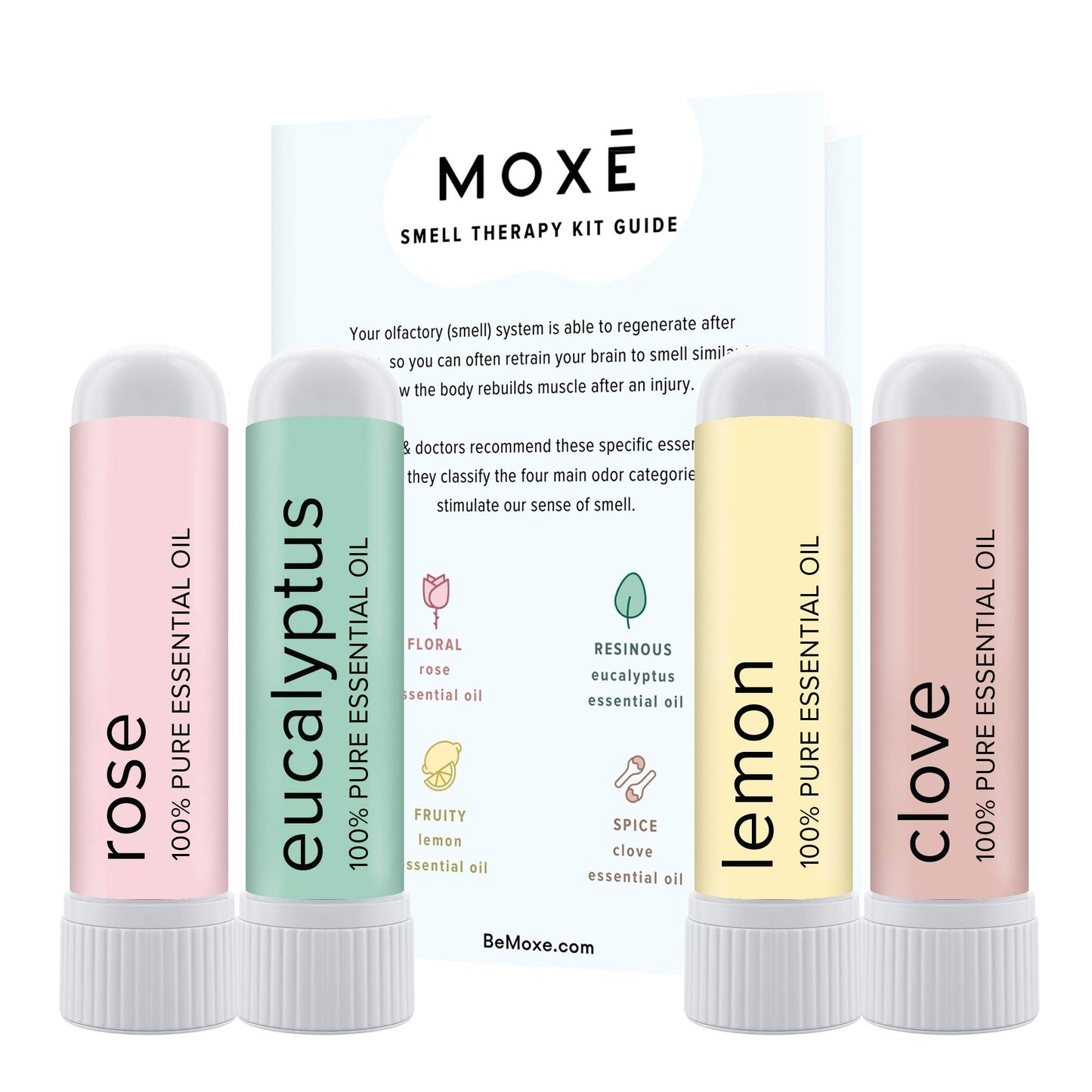 MOXĒ Smell Training Kit | Made in USA | 4 Essential Oils (Phase 1)