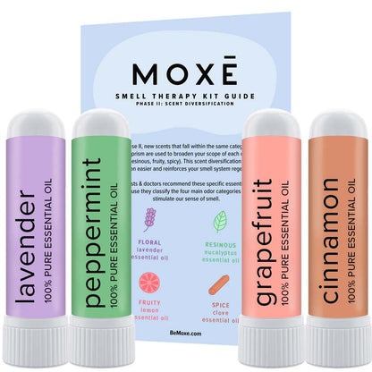 MOXĒ Smell Training Kit – Made in USA, 4 Fragrances, Phase 2