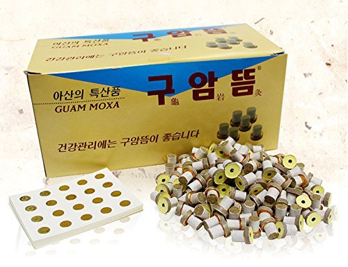Moxibustion Mini Moxa Stick-on - 1100 pcs/box | Homeopathic