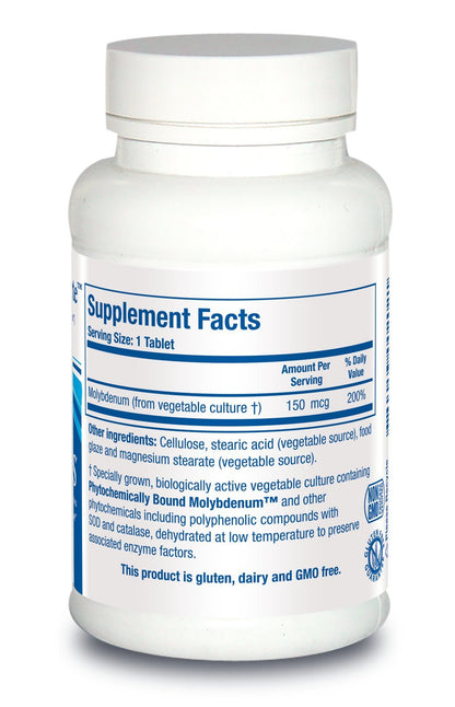 MoZyme Forte Molybdenum 150 mcg – Liver Support & Detox | 100 Tablets