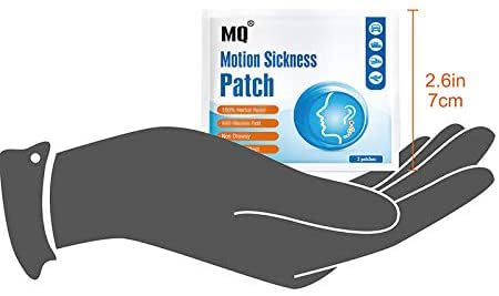 MQ Motion Sickness Patch (30 Count) - Non-Drowsy Behind-Ear Patches for Cruise, Car, Flight | Fast Acting & 72H Lasting