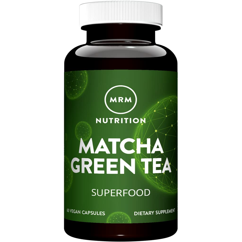 MRM Matcha Green Tea Capsules - 60 Servings | Immune Support & Metabolism