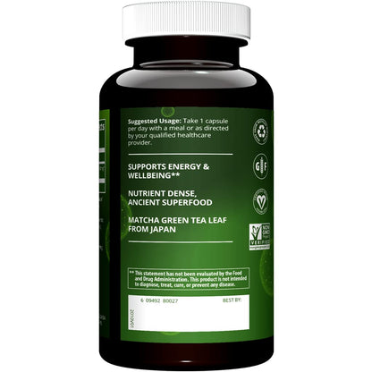 MRM Matcha Green Tea Capsules - 60 Servings | Immune Support & Metabolism