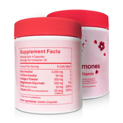 Mr Ros Happy Hormones PCOS Multivitamin for Women | Myo & D-Chiro Inositol 40:1