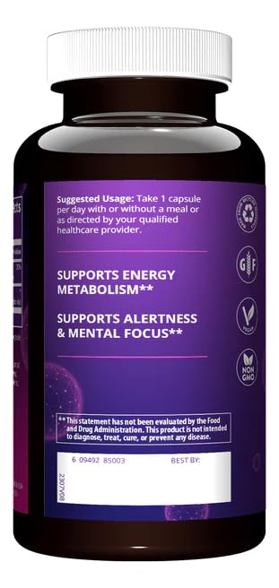 MRM Acetyl L-Carnitine 500mg – 60 Vcaps | Energy & Focus