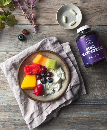 MRM Bone Maximizer III: MCHA + Vitamin D3 & K2 | High-Potency Bone Health | 50 Servings
