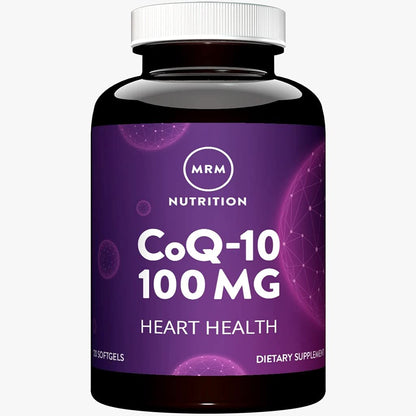 MRM Nutrition COQ-10 100mg – Naturally Derived, Enhanced Bioavailability, Antioxidant Support, Heart Health | Gluten-Free | 120 Servings