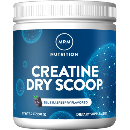 MRM Creatine Dry Scoop Blue Raspberry - Creatine Monohydrate Supplement