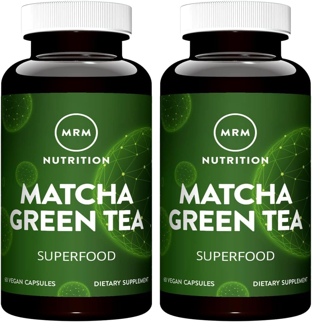 MRM Matcha Green Tea Capsules 60 Servings (Pack of 2)