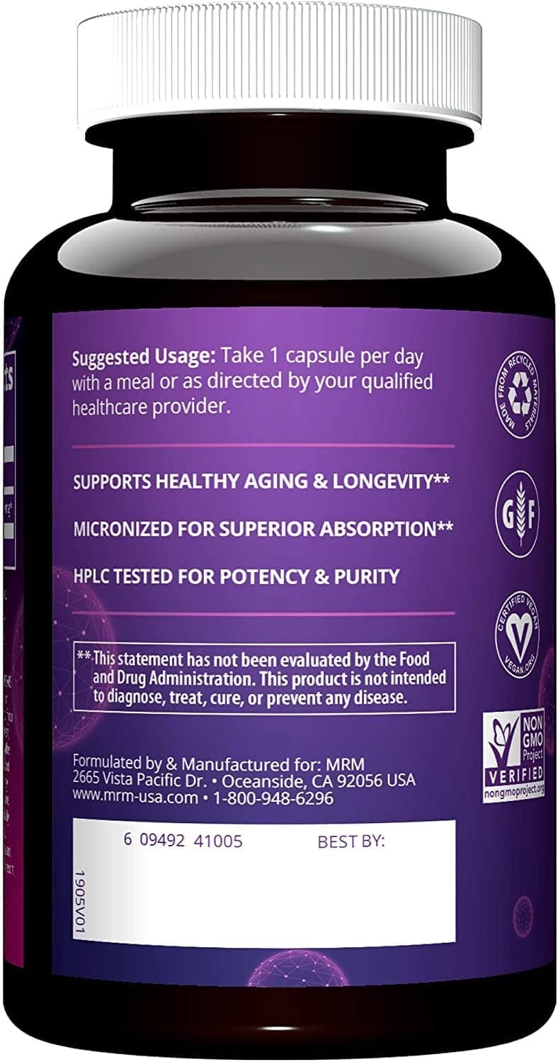 MRM Nutrition DHEA 50mg – Healthy Aging, Micronized for Absorption, Memory & Mood | HPLC Tested, Gluten-Free, Vegan, Non-GMO | 90 Servings