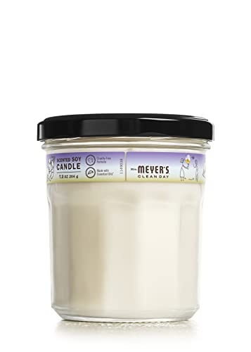 MRS. MEYER'S CLEAN DAY Compassion Flower Candle – Large 7.2 oz, Soy & Vegetable Wax