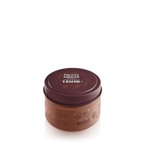 Mrs. Meyer's Clean Day Gingerbread Soy Tin Candle (2.9 oz) – Pack of 8