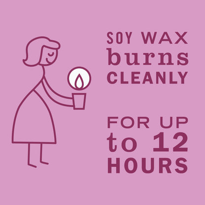 Mrs. Meyer's Clean Day Peony Soy Tin Candle – 12-Hour Burn, 2.9 oz