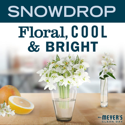 Mrs. Meyer's Clean Day Snowdrop Soy Tin Candle – 12-Hour Burn Time, 2.9 oz