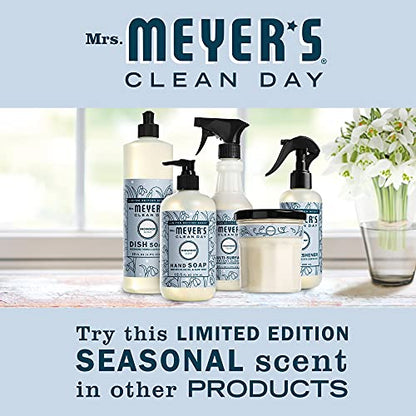 Mrs. Meyer's Clean Day Snowdrop Soy Tin Candle – 12-Hour Burn Time, 2.9 oz