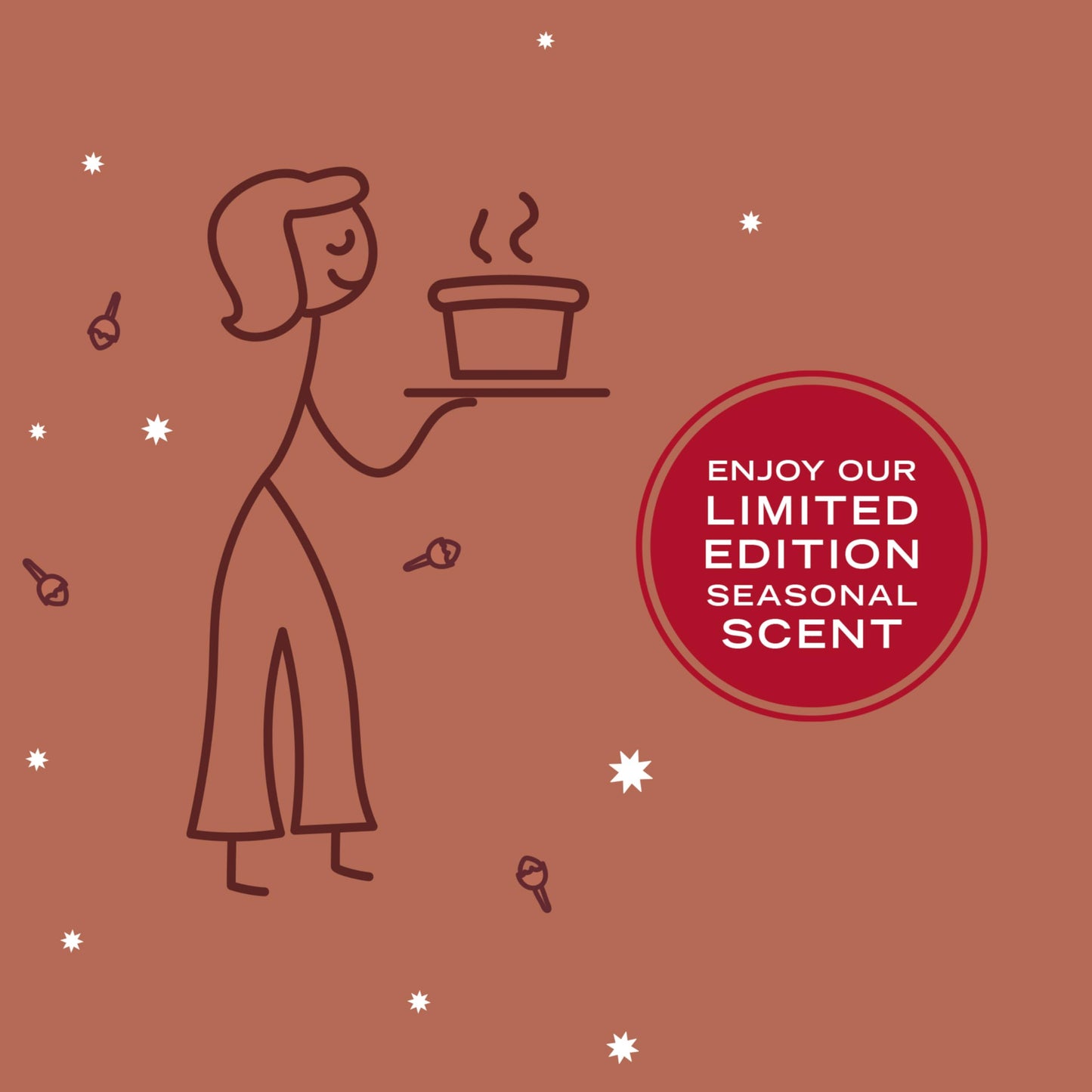 Mrs. Meyer's Clean Day Gingerbread Soy Tin Candle (2.9 oz) – Pack of 8