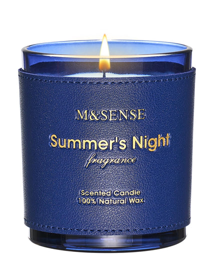 M&SENSE Bergamot Lavender Candle – Vegan Soy Wax, No Toxin, 10oz, 42-Hour Burn