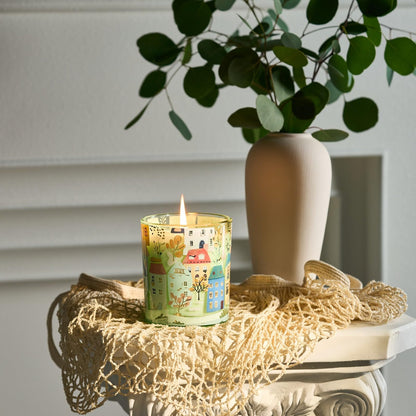 M&SENSE Fig Citrus Floral Scent Soy Wax Candle - 10.2 oz | Natural Home Fragrance
