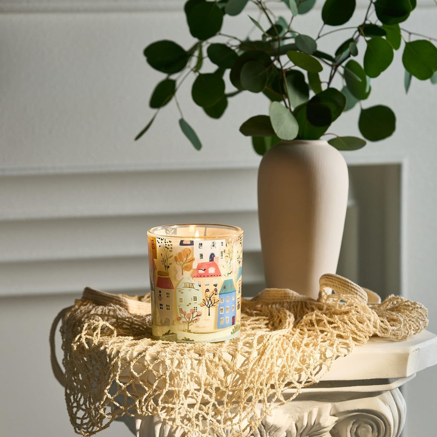 M&SENSE Cappuccino Candle – 10.2 oz Soy Wax, Non-Toxic, 60h Burn
