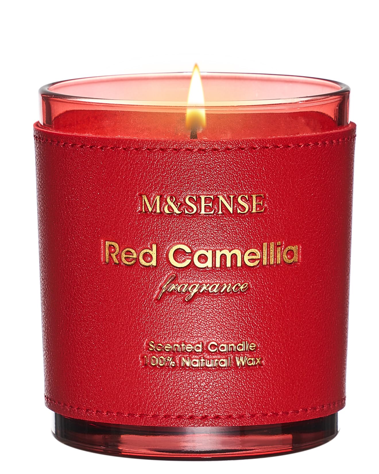 M&SENSE Citrus Floral Scented Soy Candles, Vegan Soy Candle,10oz 42-Hour Long Last Burning Time, No Toxin Bathtub Relaxing Stress Relief Fall Winter Home Fragrance Thanksgiving Christmas Gifts