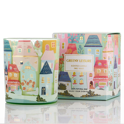 M&SENSE Fig Citrus Floral Scent Soy Wax Candle - 10.2 oz | Natural Home Fragrance