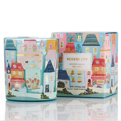 M&SENSE New York City Scent Soy Wax Candle – 10.2 oz | Non-Toxic Home Fragrance