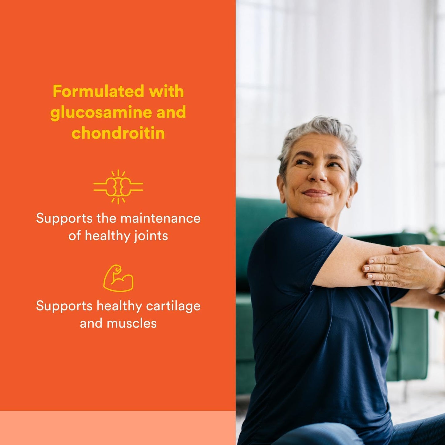 Natural Factors MSM – Supports Healthy Joints, Hair, Skin & Nails | 90 Capsules