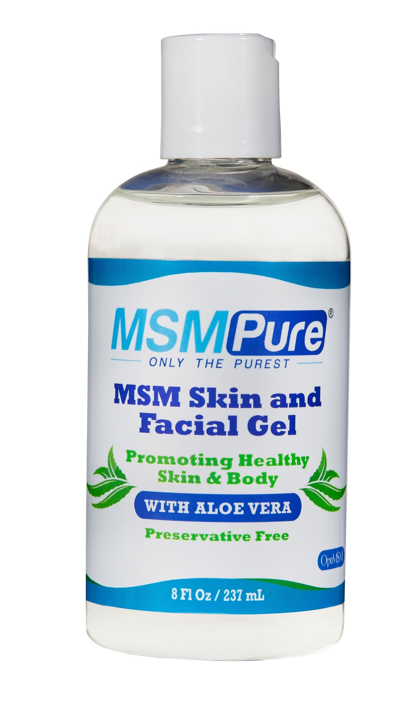 Kala Health MSMPure Max Strength MSM Gel with Organic Aloe – 8 oz, Preservative-Free Skin Care