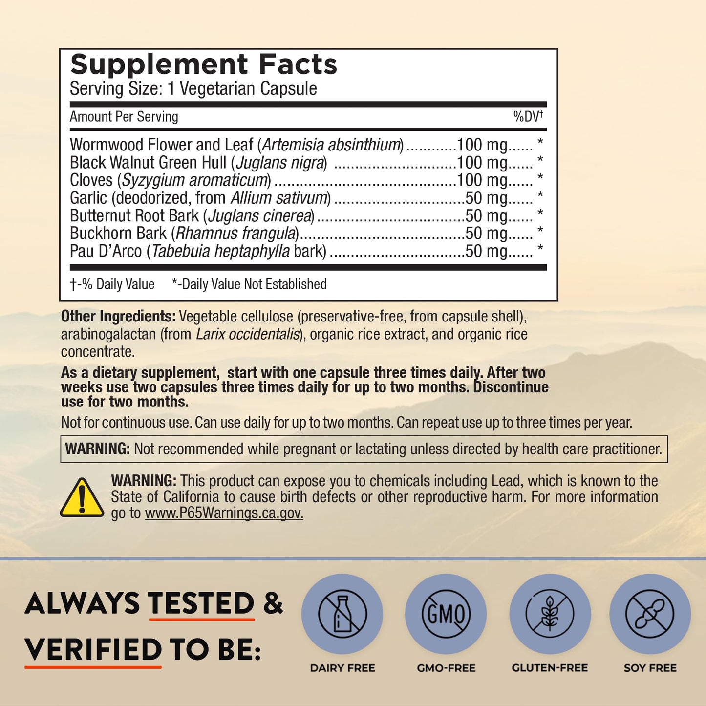 Mt. Angel Vitamins Para Response - Intestinal Health & Digestive Support | Vegan, Non-GMO, 60 Vegetarian Capsules