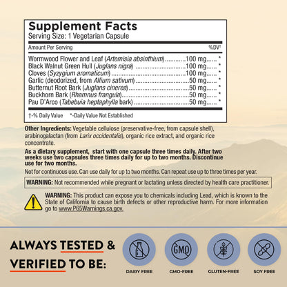 Mt. Angel Vitamins Para Response - Intestinal Health & Digestive Support | Vegan, Non-GMO, 60 Vegetarian Capsules
