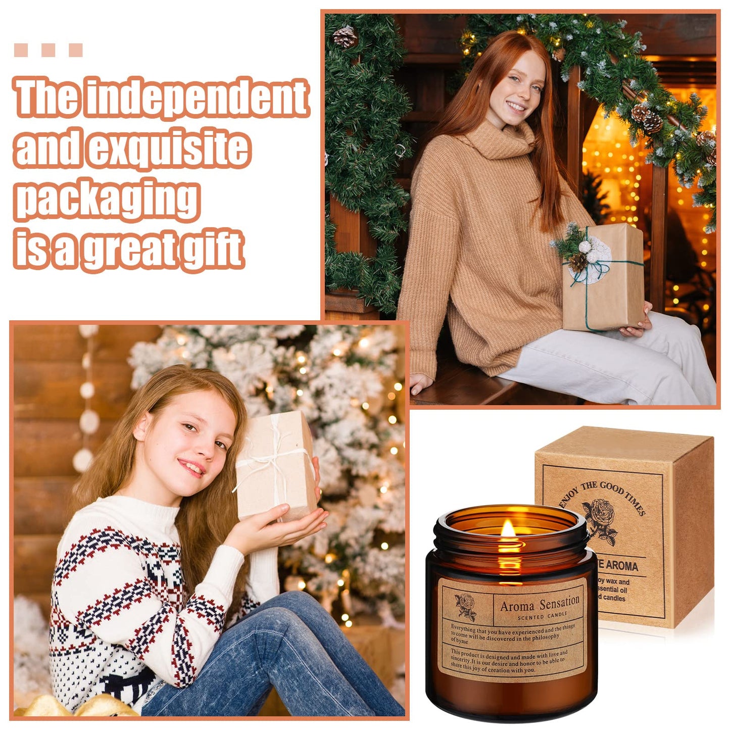 MTLEE 24 Pcs Scented Soy Wax Candles Gift Set – Home Aromatherapy