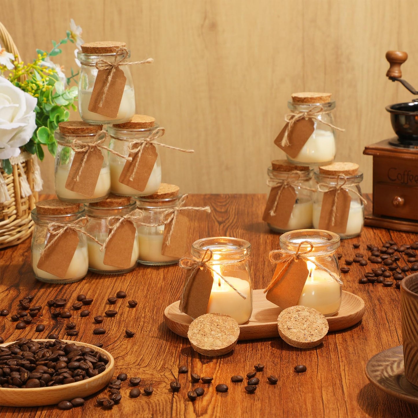 Espresso Martini Scented Candles – 50 Pack Wedding & Bridal Shower Favors