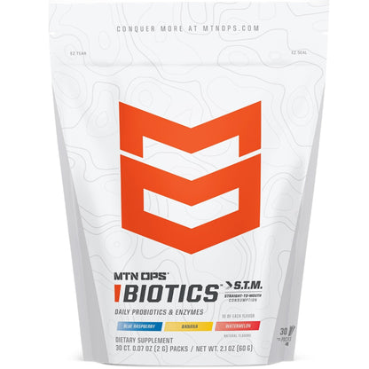 MTN OPS Biotics STM Probiotic Supplement – Gut Health, Digestion & Immunity (Sugar-Free)