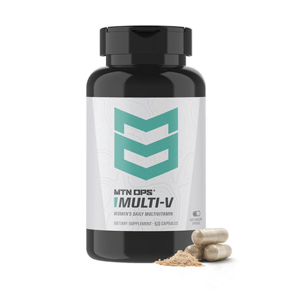 MTN OPS Multi-V Women’s Multivitamin – Essential Daily Vitamin Complex, Vegetarian Capsules (60 Count)